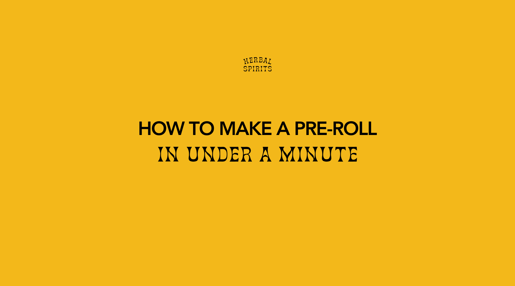 How To Make A Pre-Roll In UNDER A MINUTE With A C-ONE Single Cone Filler & The Included Tamping Tool